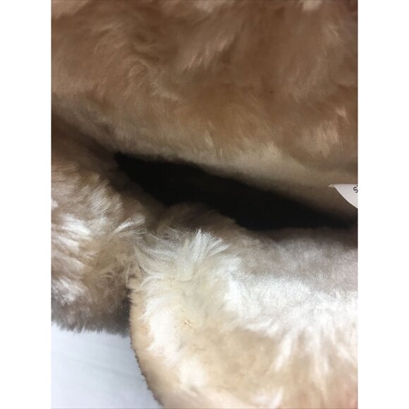 Brown Suede Booties Universal Thread Size 10 Faux Fur Lining - Picture 6 of 7